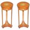 Early Victorian Sheraton Revival Side Tables with Internal Storage, Set of 2 1