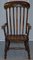 19th-Century Elm Thames Valley Oxford Windsor Armchair 2