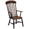 19th-Century Elm Thames Valley Oxford Windsor Armchair, Image 1