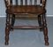 19th-Century Elm Thames Valley Oxford Windsor Armchair 8