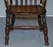 19th-Century Elm Thames Valley Oxford Windsor Armchair, Image 8
