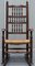 Antiker viktorianischer Sussex Stuhl aus Ulmenholz von William Morris 2