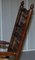 Chaise Victorienne Antique en Orme de William Morris 18