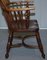 Antique 19th-Century English Elm Windsor Armchair 12