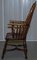 Antique 19th-Century English Elm Windsor Armchair 15