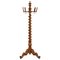 Victorian French Walnut Revolving Coat & Umbrella Rack, 1860s 1