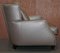 Amadeus Platinum Grey Leather Lounge Chair & Footstool from Natuzzi Italia, Italy, Set of 2 11