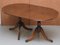Extending Tilt Top Oval Dining Table in the Regency Style Solid Hardwood Castors 4