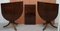 Ausziehbarer ovaler Esstisch mit kippbaren Tischplatten im Regency Stil aus Massivholzrollen 2