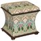 Victorian Upholstered Ottoman from Liberty, London, 1880s, Image 1