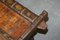 Tavolino da caffè antico tibetano in legno di recupero e metallo, Immagine 7