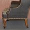 Antique Victorian Wingback Armchair with Embroidered Upholstery, 1840s, Image 17