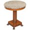 Napoleon III French Empire Revival Occasional Table with Marble Top 1