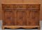Burr & Yew Wood Sideboard with 3 Drawers, England 2
