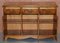 Burr & Yew Wood Sideboard with 3 Drawers, England 16