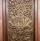 Chinese Gold Leaf Painted & Carved Wall Panel in Teak, Image 3