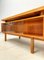 Large Minimalistic Walnut Writing Desk, 1960s 14