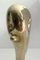 Large Art Deco Brass Woman's Head Sculpture, 1930s 11