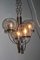 Italian Glass Globes Chandelier, 1970s, Image 2