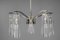 Chandelier with Original Glass Shades by Rupert Nikoll, Vienna, 1960s, Image 2