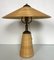 Mid-Century Italian Bamboo and Brass Table Lamp 1