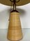 Mid-Century Italian Bamboo and Brass Table Lamp 2