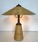 Mid-Century Italian Bamboo and Brass Table Lamp 12