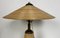 Mid-Century Italian Bamboo and Brass Table Lamp 5