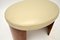 Art Deco Burr Walnut & Leather Stool, Image 5