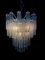 Lámpara de araña de Murano al estilo de Venini, años 70, Imagen 5