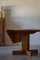 Mid-Century Swedish Asymmetrical Folding Flip Table in Pine, 1950s 5