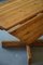 Tavolo pieghevole asimmetrico Mid-Century in pino, Svezia, anni '50, Immagine 3