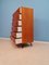 Mid-Century Danish Teak Veneer Tallboy Chest of 6 Drawers, 1960s, Image 4