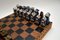 Large Vintage Leather Bound Chess Set 12