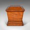 Large Regency English Sarcophagus Cellarette or Wine Cooler in Mahogany 5