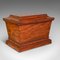 Large Regency English Sarcophagus Cellarette or Wine Cooler in Mahogany, Image 4