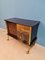 Mid-Century Formica Bar Cabinet on Wheels, 1950s 3