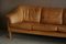 Dänisches Mid-Century 3-Sitzer Sofa aus cognacfarbenem Leder, 1970er 5