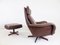 Leather Chair with Ottoman by Madsen & Schubell for Bovenkamp, Set of 2 20