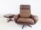 Leather Chair with Ottoman by Madsen & Schubell for Bovenkamp, Set of 2 8
