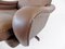 Leather Chair with Ottoman by Madsen & Schubell for Bovenkamp, Set of 2 3