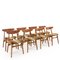 CH30 Chairs in Teak by Hans J. Wegner for Carl Hansen & Søn, 1960s, Set of 8, Image 3