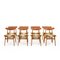 Sedie CH30 in teak di Hans J. Wegner per Carl Hansen & Søn, anni '60, set di 8, Immagine 1