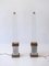 Lámparas de mesa Obelisk de Acrylic Glass de Sandro Petti para Maison Jansen, France. Juego de 2, Imagen 9