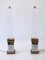 Lámparas de mesa Obelisk de Acrylic Glass de Sandro Petti para Maison Jansen, France. Juego de 2, Imagen 14