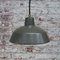 Vintage Industrial Brown Enamel Factory Pendant Lamp, Image 4