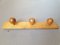 Brutalist Wooden Ball Coat Rack, Image 3