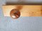 Brutalist Wooden Ball Coat Rack 4