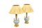 Lamps in Celadon Porcelain and Gilt Bronze from Maison Gagneau, 1880s, Set of 2 1