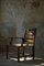 Vintage Danish Modern Armchair in Beech and Papercord, 1940s, Image 1